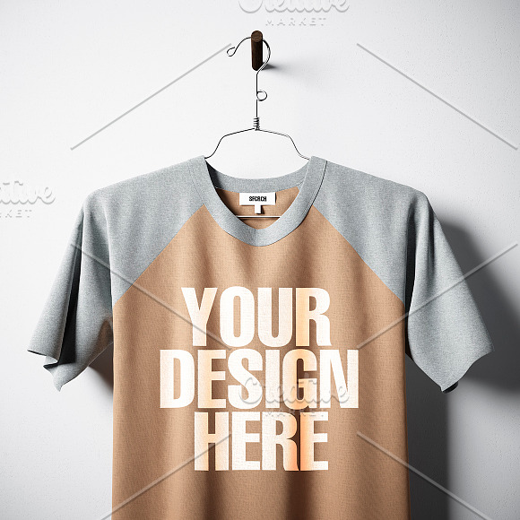 Blank t-shirt pack 04 in Product Mockups - product preview 2
