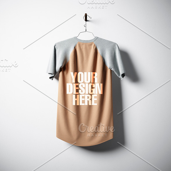 Blank t-shirt pack 04 in Product Mockups - product preview 3