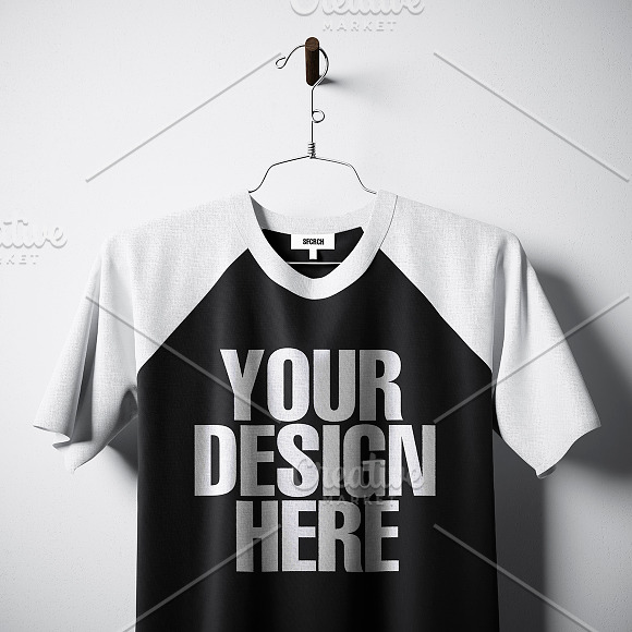 Blank t-shirt pack 05 in Product Mockups - product preview 2