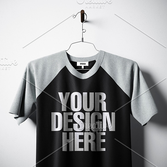 Blank t-shirt pack 06 in Product Mockups - product preview 2