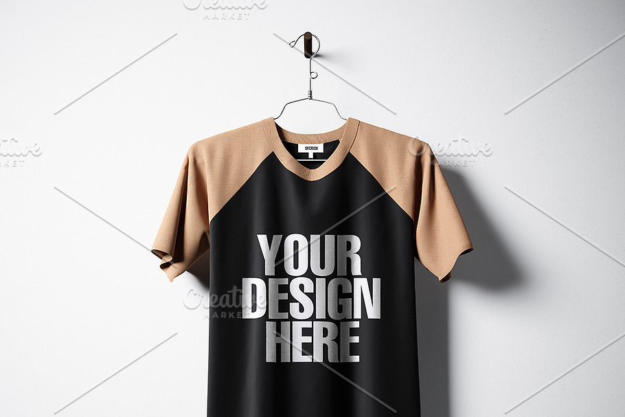 Blank t-shirt pack 07 in Product Mockups - product preview 8