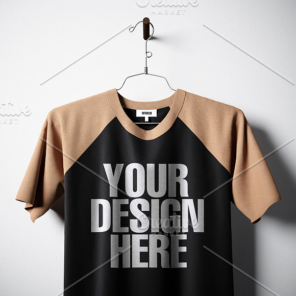 Blank t-shirt pack 07 in Product Mockups - product preview 2