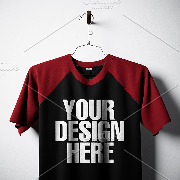 Blank t-shirt pack 08 in Product Mockups - product preview 2
