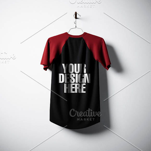 Blank t-shirt pack 08 in Product Mockups - product preview 3