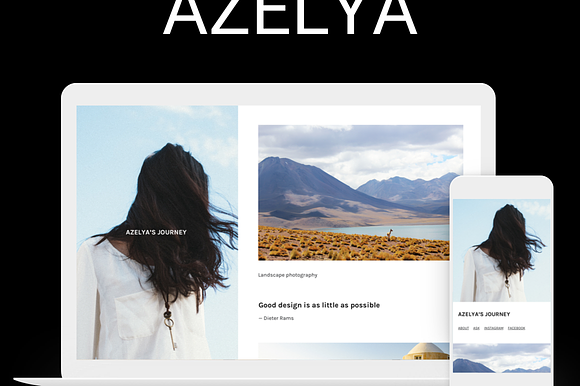Azelya Side in Tumblr Themes - product preview 3