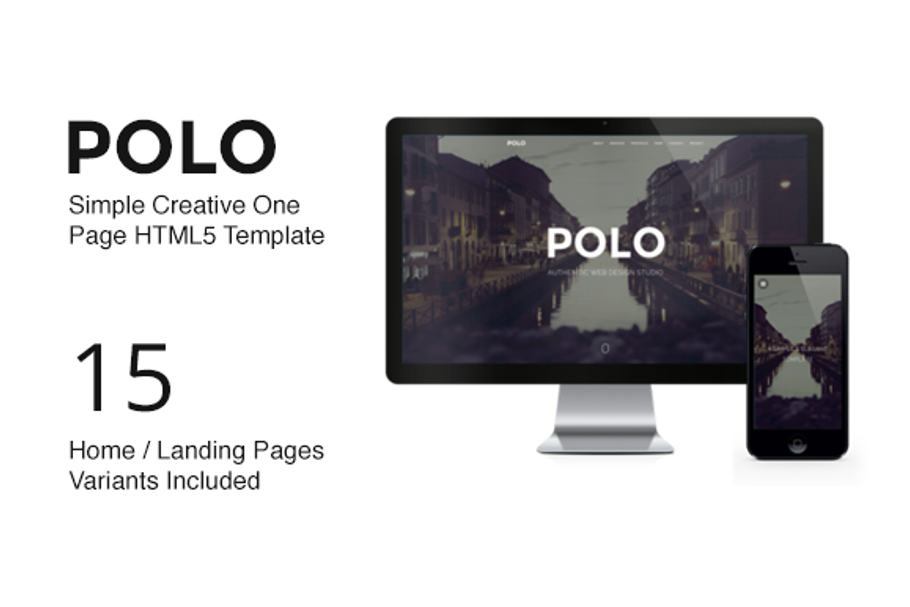 POLO - One Page Parallax Template