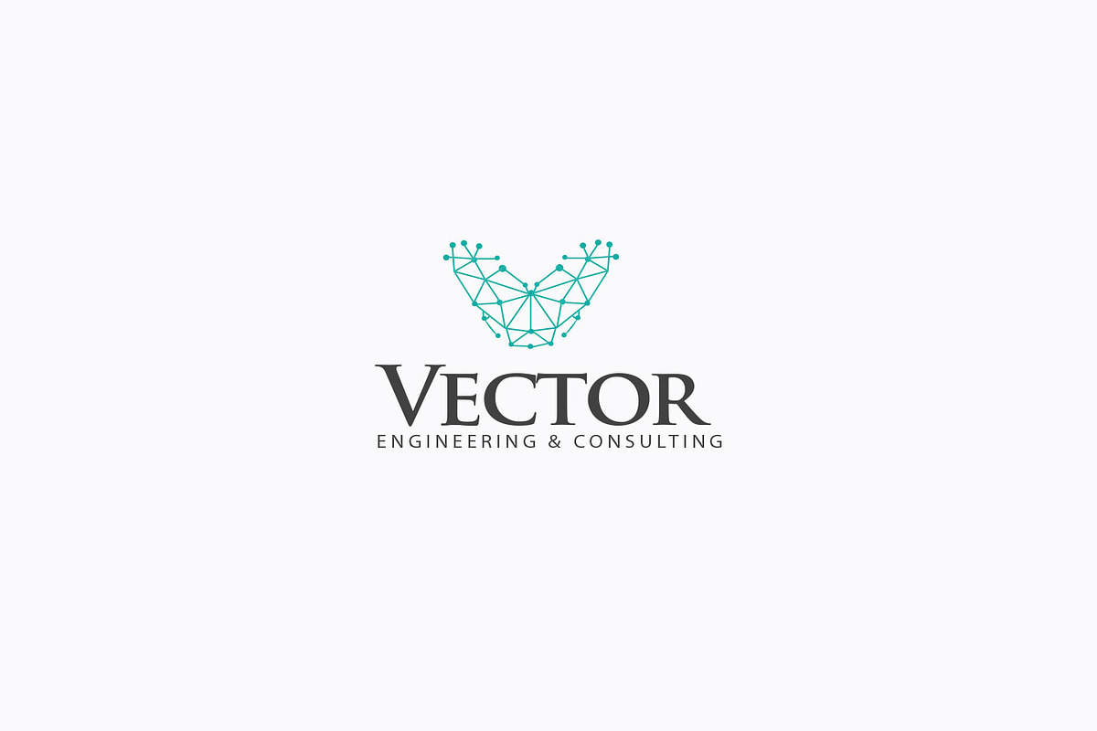 Vector V Text Logo in Logo Templates - product preview 8