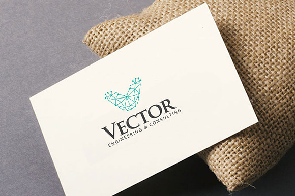 Vector V Text Logo in Logo Templates - product preview 1