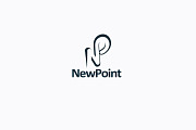 New Point NP Text Logo