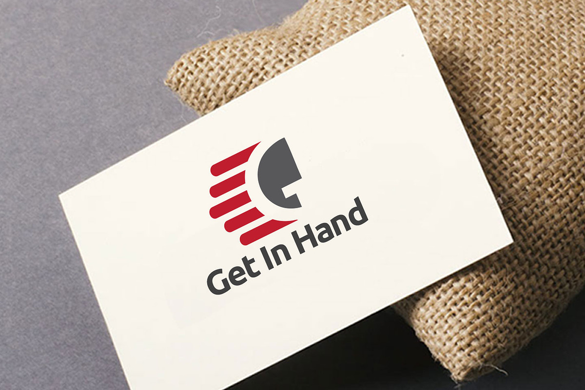 Get in Hand G Text Logo in Logo Templates - product preview 8