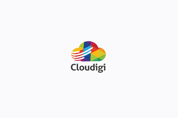 Cloud Digital Logo in Logo Templates - product preview 1
