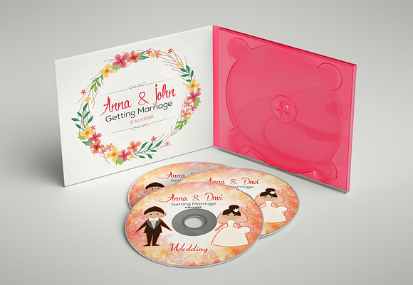 CD Mock UP in Product Mockups - product preview 2