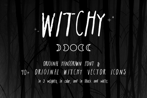 Witchy: Vector Pack + Font in Icon Fonts - product preview 6