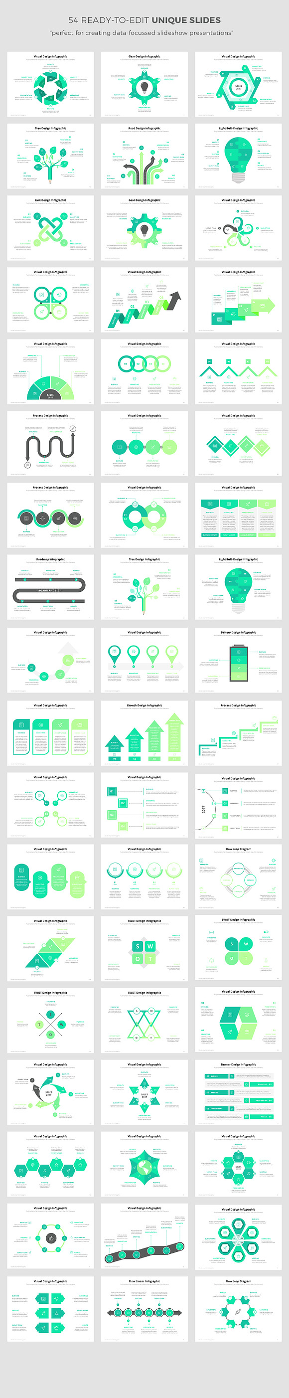 54 PowerPoint Infographic Elements in PowerPoint Templates - product preview 3