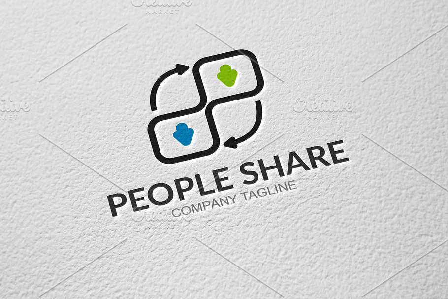 People Share in Logo Templates - product preview 8