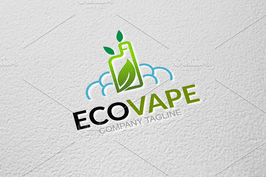 Eco Vape in Logo Templates - product preview 8