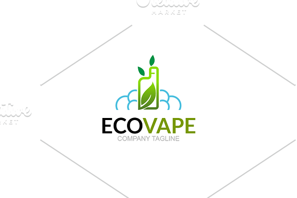 Eco Vape in Logo Templates - product preview 1