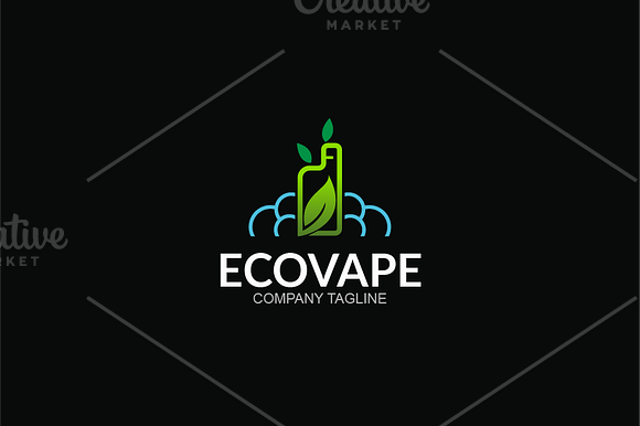 Eco Vape in Logo Templates - product preview 2