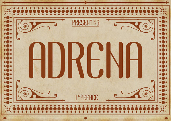 Adrena in Display Fonts - product preview 1
