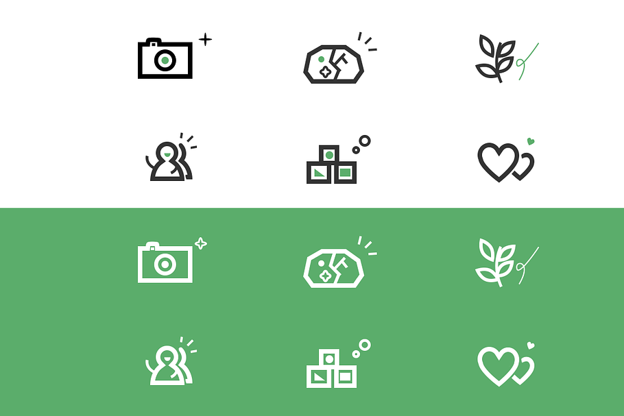 Funny Icons x 6 in Graphics - product preview 8