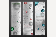 Silver Particles Banners