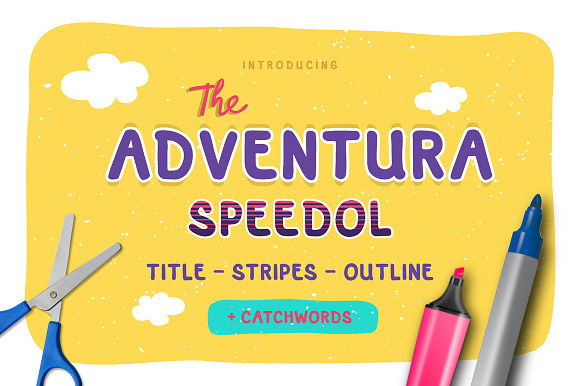 Adventura Speedol  in Display Fonts - product preview 6