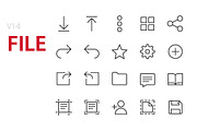80 File UI icons