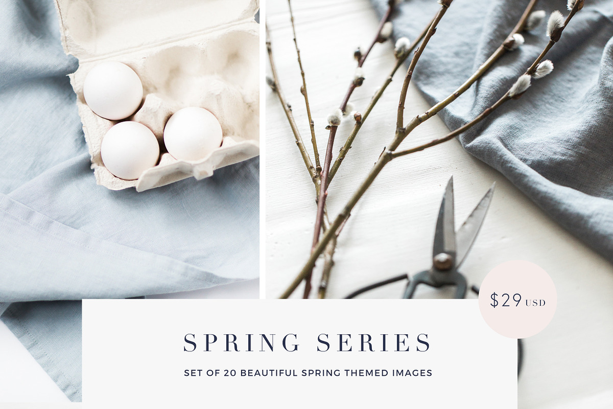 Spring Series stock photos in Product Mockups - product preview 8