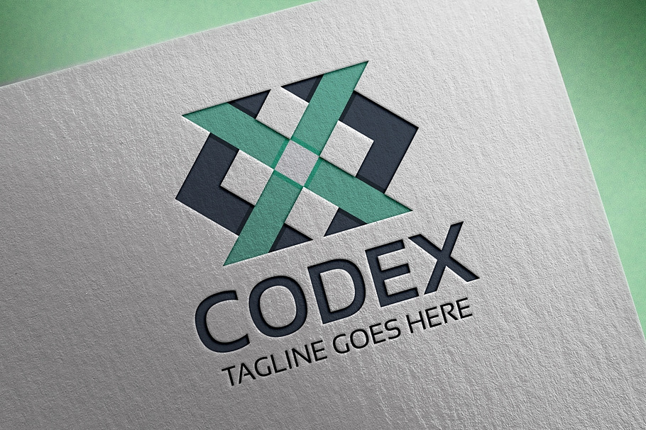 Codex (Letter X) Logo in Logo Templates - product preview 8