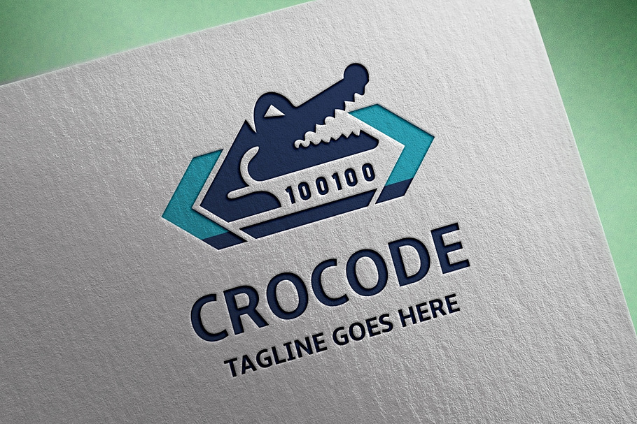 Crocode Logo in Logo Templates - product preview 8