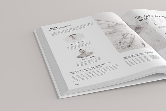 Book Mock-Up / Hardcover in Print Mockups - product preview 3