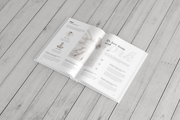 Book Mock-Up / Hardcover in Print Mockups - product preview 6