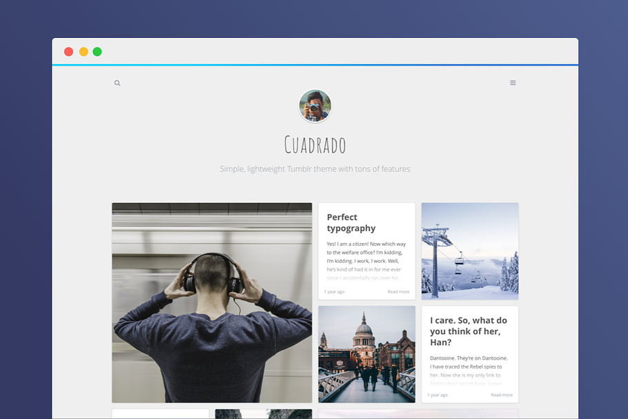 Cuadrado - Premium Tumblr Theme in Tumblr Themes - product preview 8