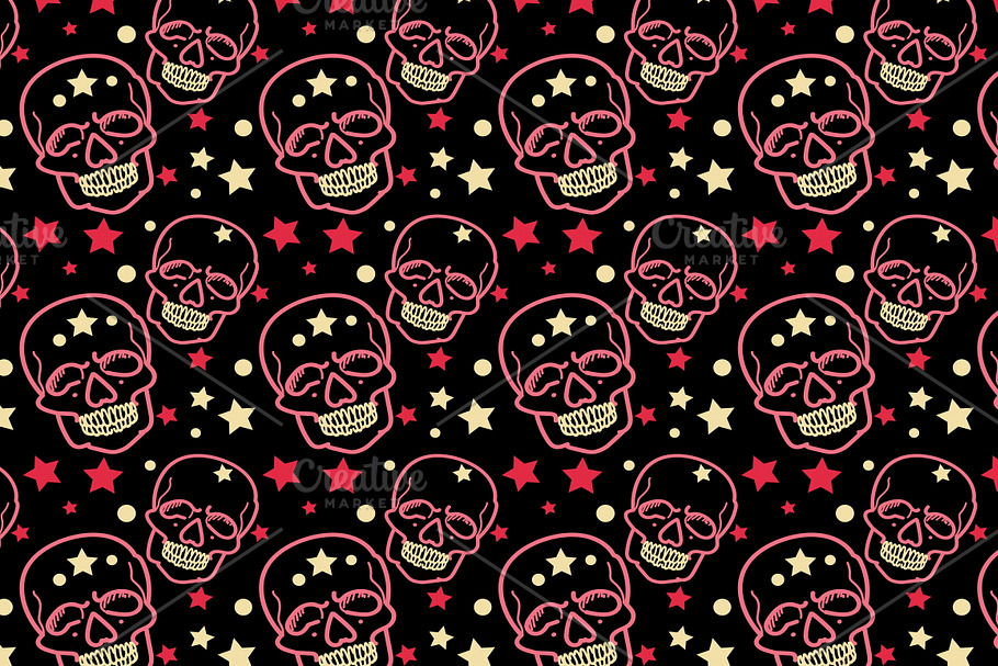 Skull Pattern in Patterns - product preview 8