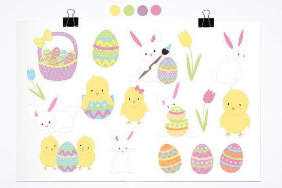 Easter Egg Fun illustration pack in Illustrations - product preview 1