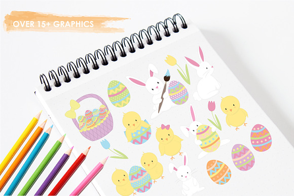 Easter Egg Fun illustration pack in Illustrations - product preview 2