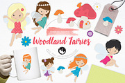 Woodland Fairies illustration pack