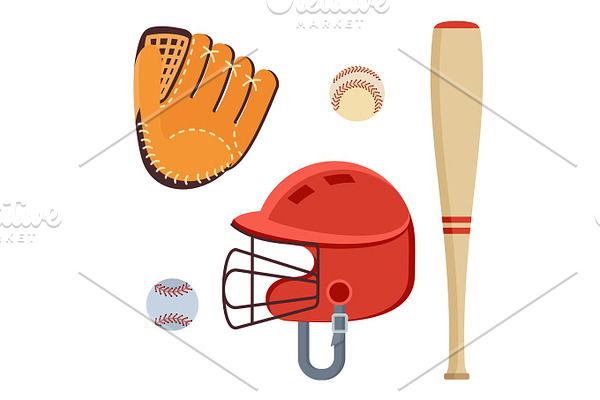 baseball equipment icons