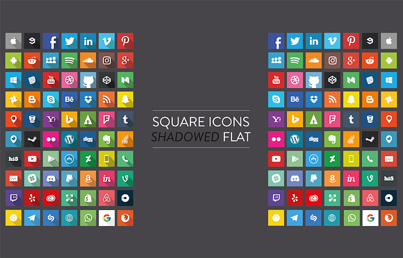 1050 Social Media Icons in Social Media Templates - product preview 7