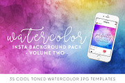 Cool Tone Watercolor Insta Pack [2]