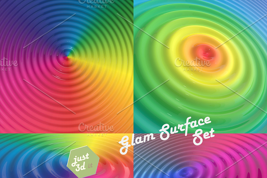 gradient ripple set in Textures - product preview 8