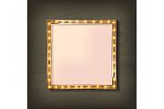 2 Square glowing frame
