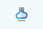 File Cloud Logo Template