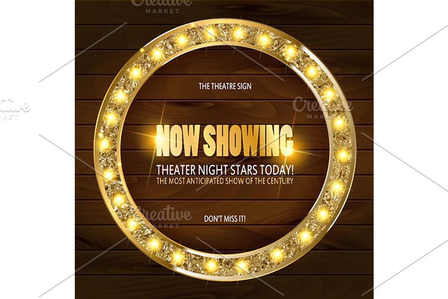 Round frame cinema in Graphics - product preview 8