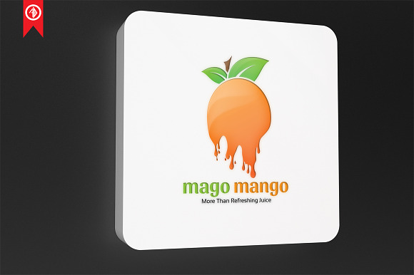 Mago Mango / Juice - Logo Template in Logo Templates - product preview 3