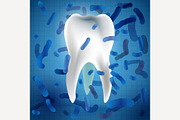 Tooth & bacterias 