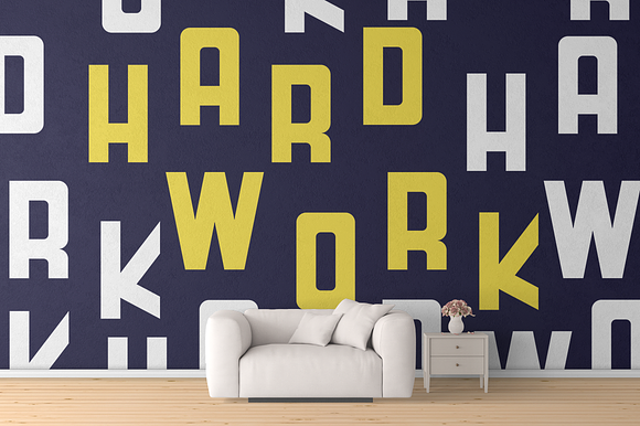 HardWork - Display Font With Styles in Display Fonts - product preview 3