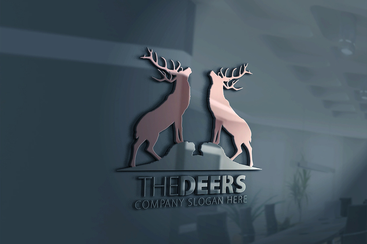 Deers Logo in Logo Templates - product preview 8
