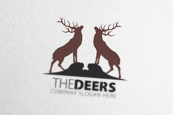 Deers Logo in Logo Templates - product preview 1