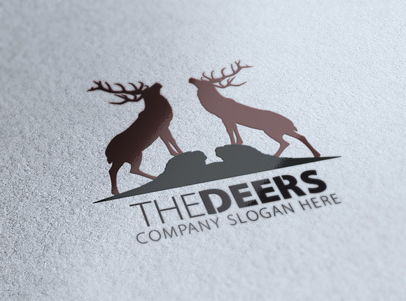 Deers Logo in Logo Templates - product preview 2